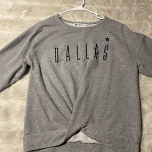 NFL Dallas Cowboys Gray Crewneck Sweater